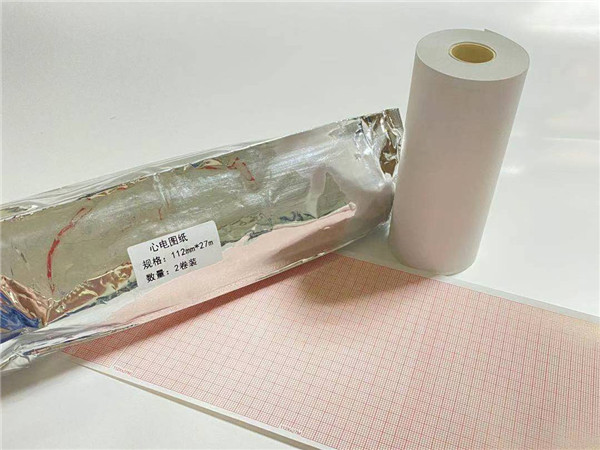 六導(dǎo)112mm×27m心電圖機(jī)打印紙 醫(yī)