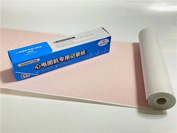 十二導(dǎo) 216mm×20m心電圖機(jī)打印紙
